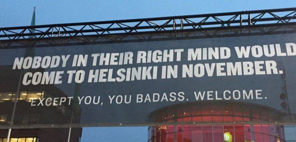 Helsinki welcome